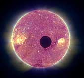 Eclipse from STEREO Spacecraft