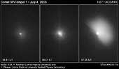 Figure 1: Hubble Witnesses Comet Crash