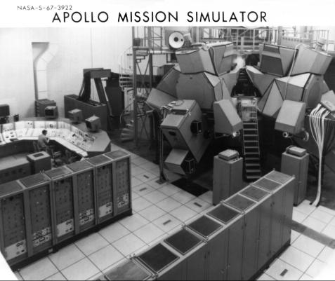 [Apollo CM simulator]