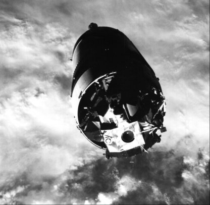 [Apollo 9 LM atop S-IVB]