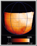 Temperature Map of Ganymede