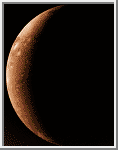 Crescent Image of Ganymede