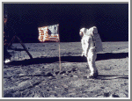 Apollo 11 Flag on the Moon