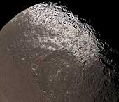 Dark-stained Iapetus
