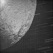Iapetus by Saturn Shine