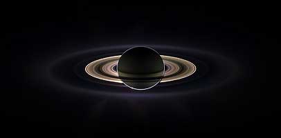 Original color image of Saturn