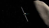 Dawn Spacecraft Orbiting Ceres (Artist's Concept)