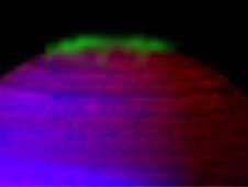 Dancing Southern Lights of Saturn
