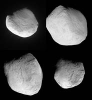 Four Views of Comet Tempel 1