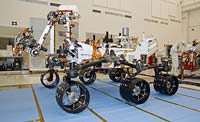 Mars Rover Curiosity, Left Side View