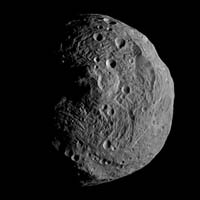 Latest Image of Vesta captured by Dawn on July 17, 2011
