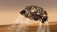 Curiosity and Descent Stage, Artist's Concept
