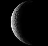 Crescent Image of Rhea