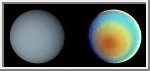 Uranus in True and False Color