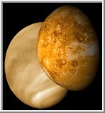 Venus with visible and radar illumination